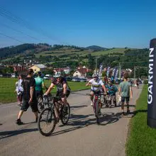Cyklistický pretek Neslušským Chotárom s Garminom