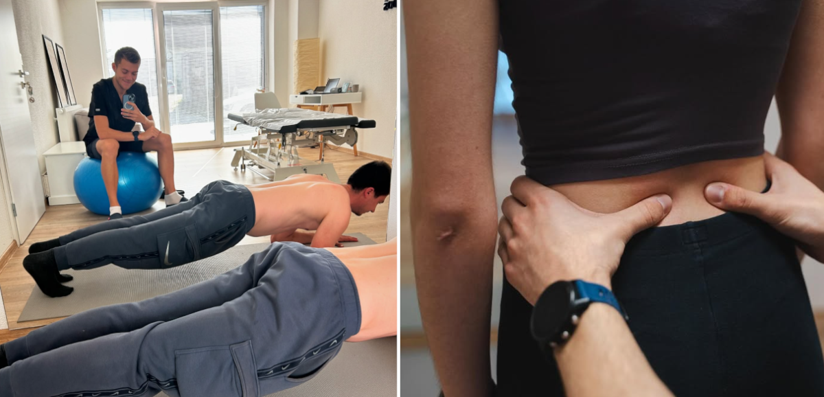 Fyzioterapeut Juraj Hvizdoš - práca s&nbsp;klientmi v&nbsp;ambulancii