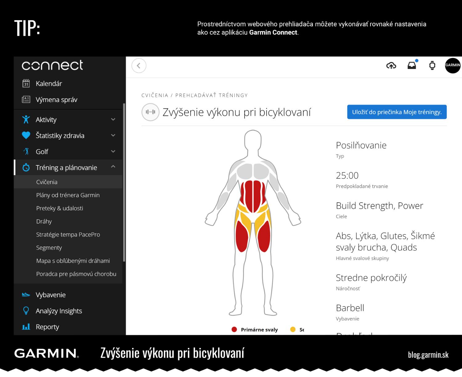 Zvýšenie výkonu pri bicyklovaní - tréning na doma