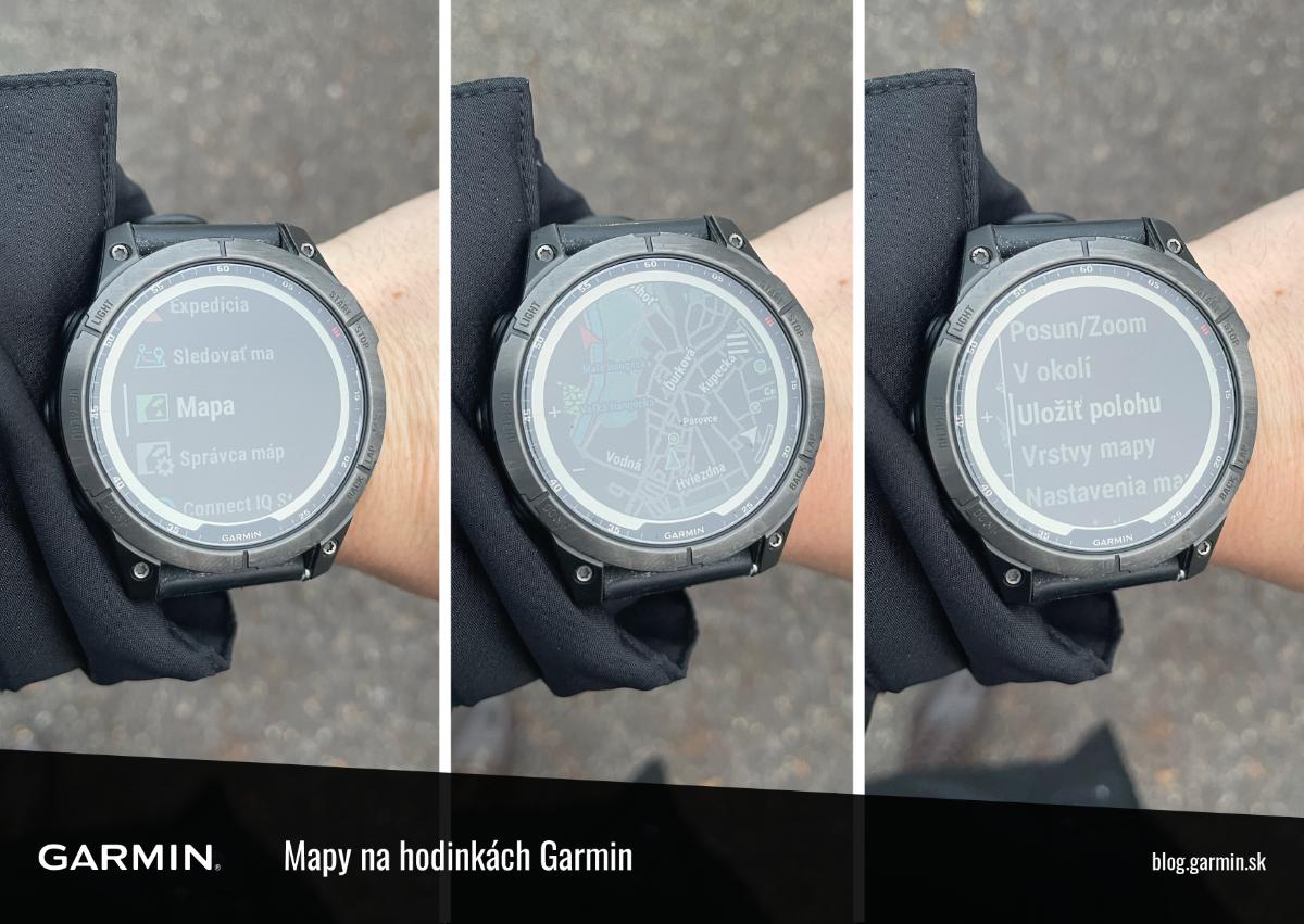 Ako dostať mapy do hodiniek Garmin - mapy v hodinkách
